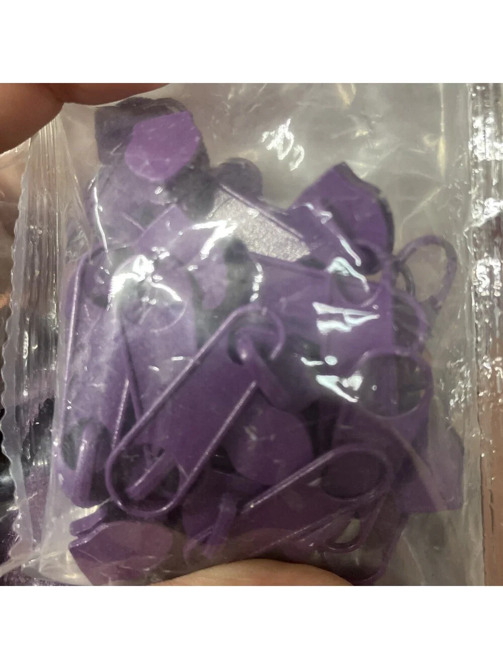 Dark Purple Nylon Coil Bulk Zippers 10 Yards (20 Pcs)